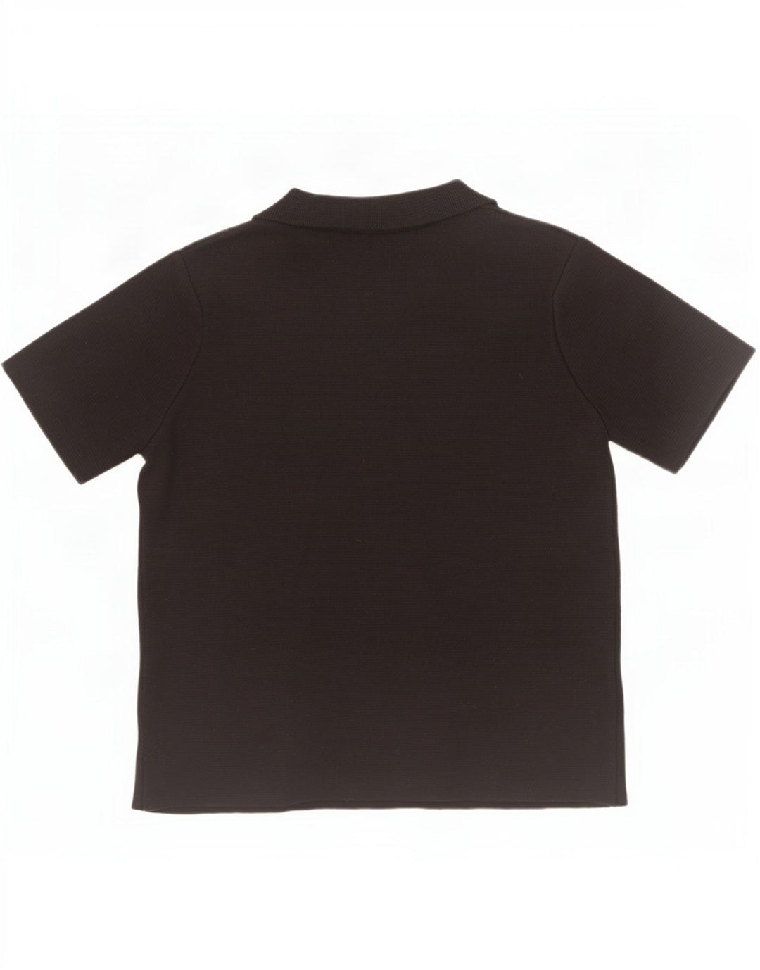 Zara Dame Polo Shirt UK 10 Small Black