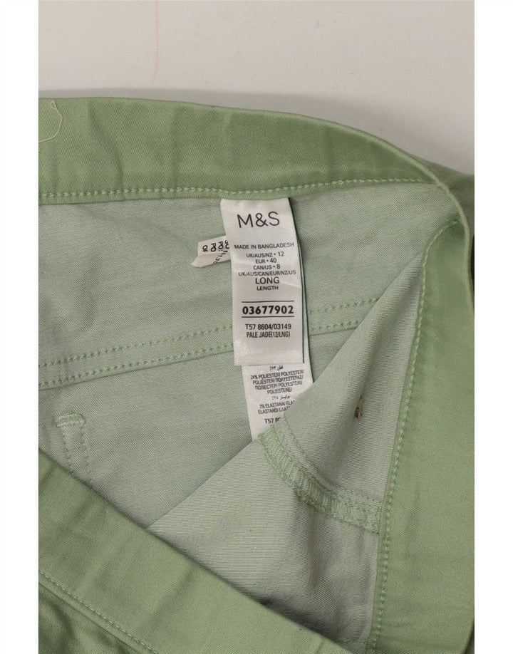 Marks & Spencer Dame Jegging Jeans UK 12 Medium W30 L29 Grøn Bomuld