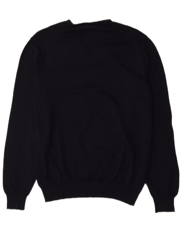 Lacoste Herre V-hals sweater str. 6 XL Marineblå Uld