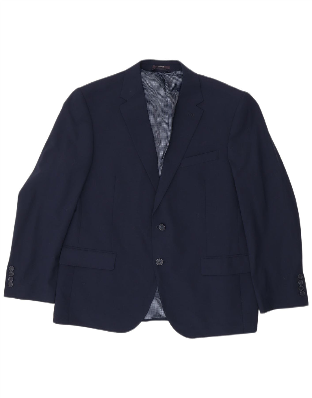 Marks & Spencer Herre 2-knaps blazerjakke UK 44 2XL Marineblå Uld