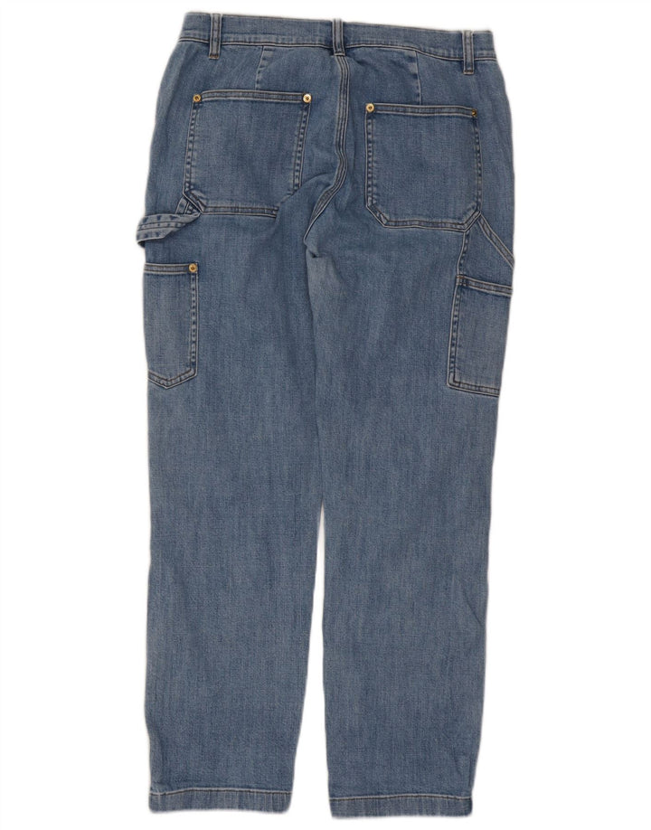 Michael Kors Dame Cargo Straight Jeans US 2 XS W26 L29 Blå