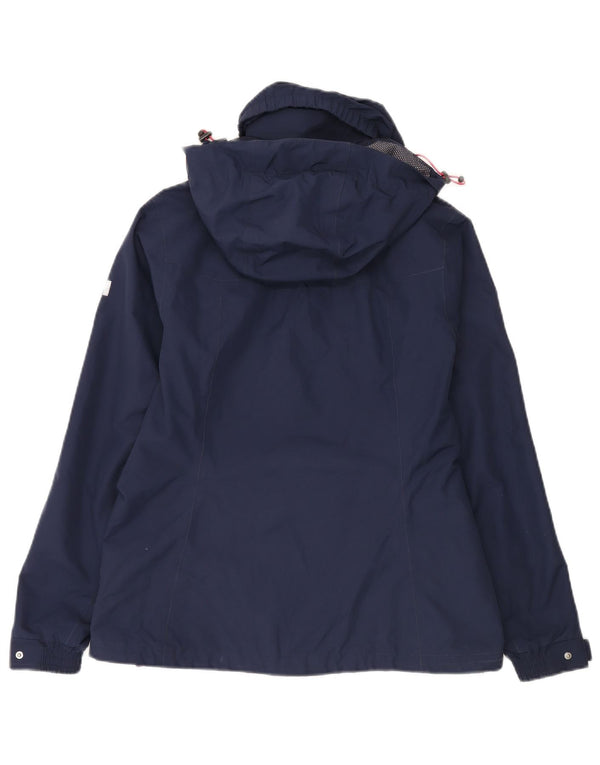 Helly Hansen Dame Hættevindjakke UK 14 Medium Navy Blue