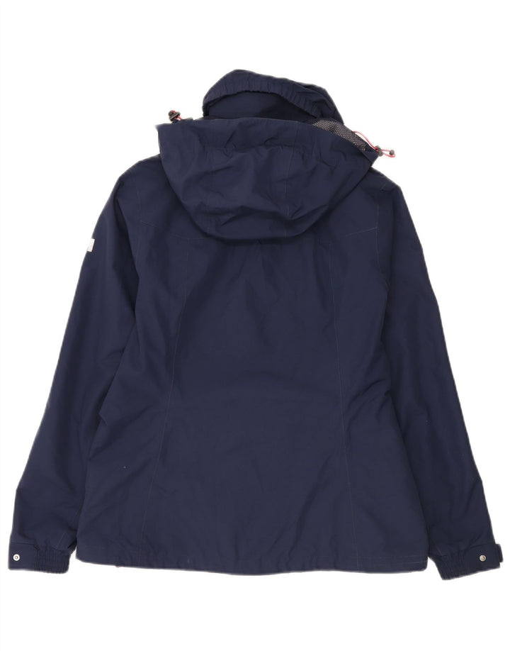 Helly Hansen Dame Hættevindjakke UK 14 Medium Navy Blue