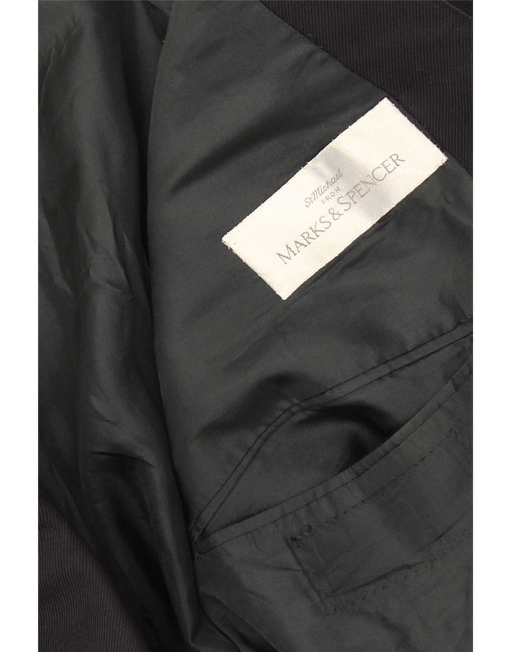 Marks & Spencer Herre St. Michael Blazer Jacket UK 40 Large Black