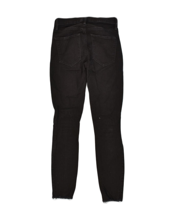 GAP Womens Distressed Skinny Jeans W25 L26 Black Cotton | Vintage Gap | Thrift | Second-Hand Gap | Used Clothing | Messina Hembry 