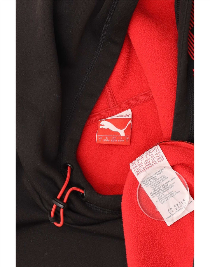 Puma Herre Hættetrøje Jumper Stor Sort Colourblock Polyester