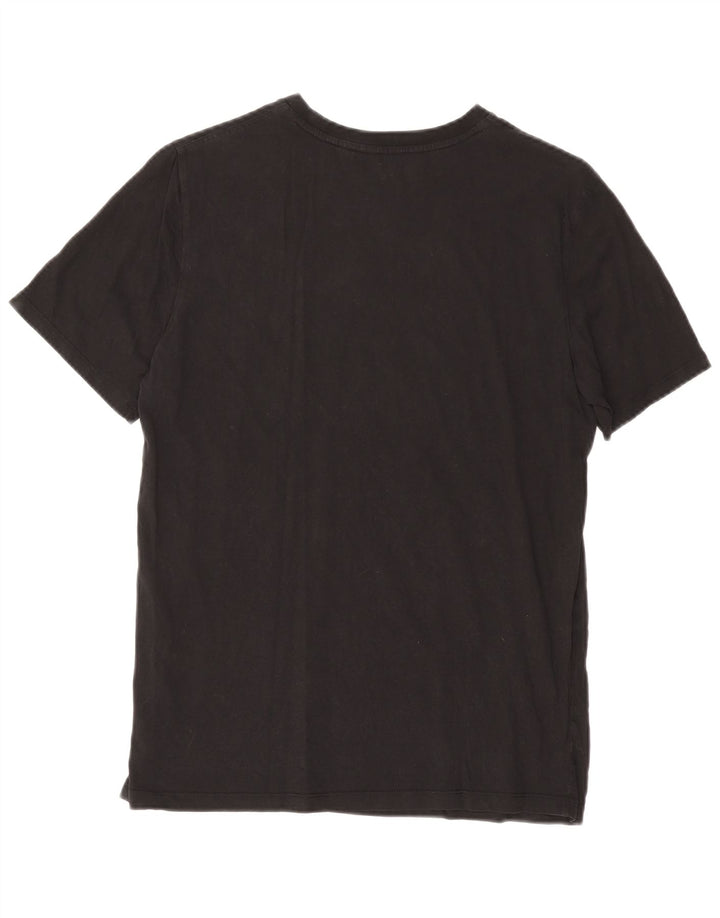 Ted Baker Herre grafisk T-shirt Top Størrelse 3 Medium Sort
