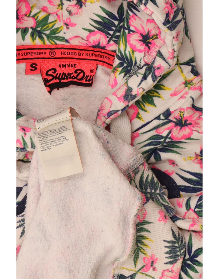 Superdry Grafisk hættetrøje til kvinder UK 10 Small Multicolored Floral