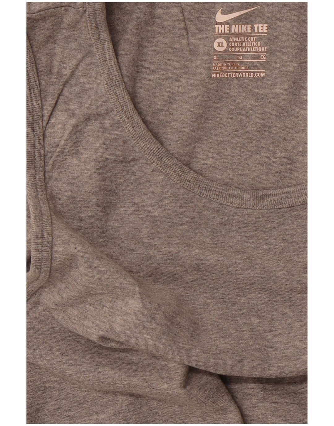 NIKE Herre Athletic Cut Vest Top XL Grå Flecked