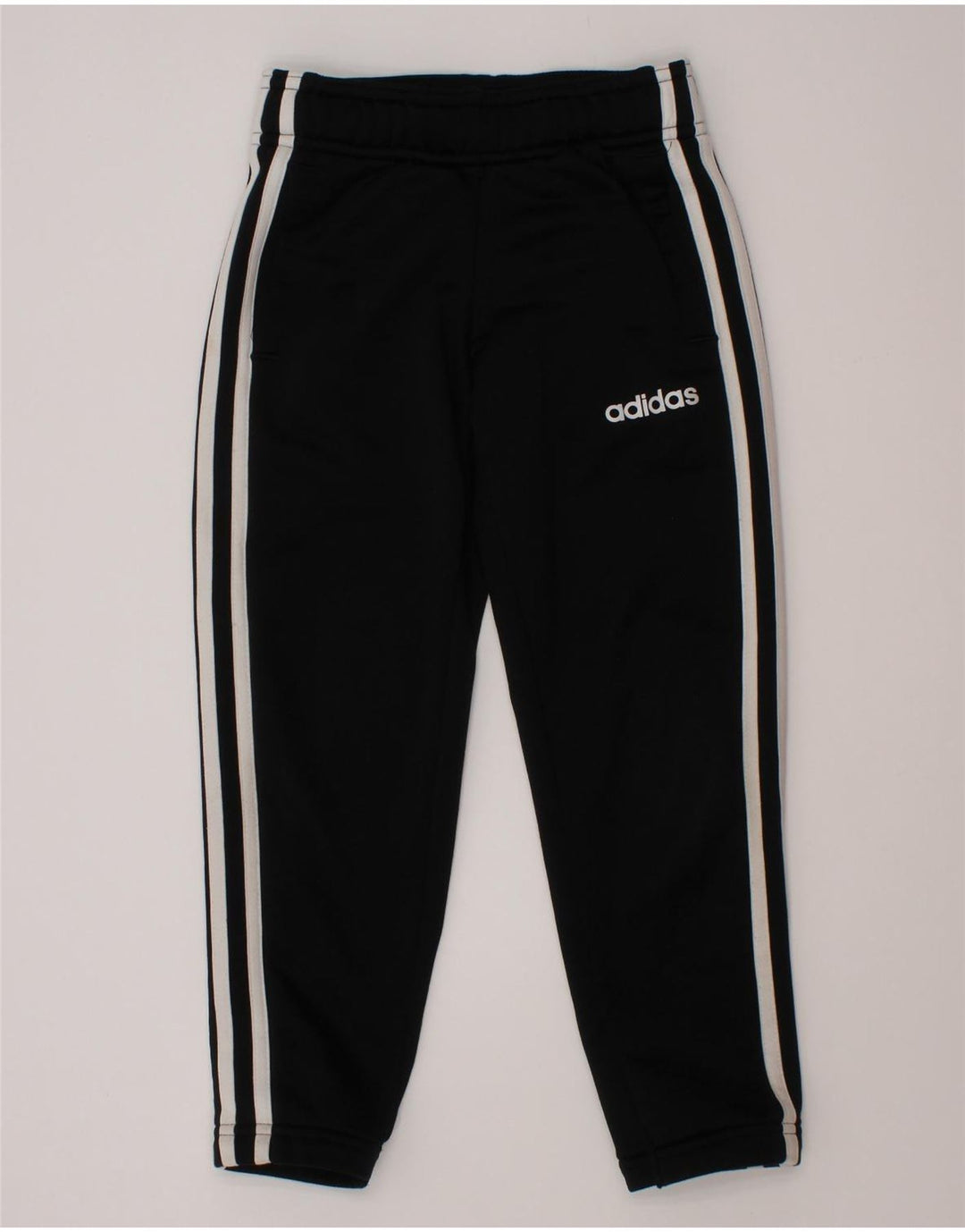 Adidas Boys Climalite træningsdragt bukser 5-6 år Sort polyester