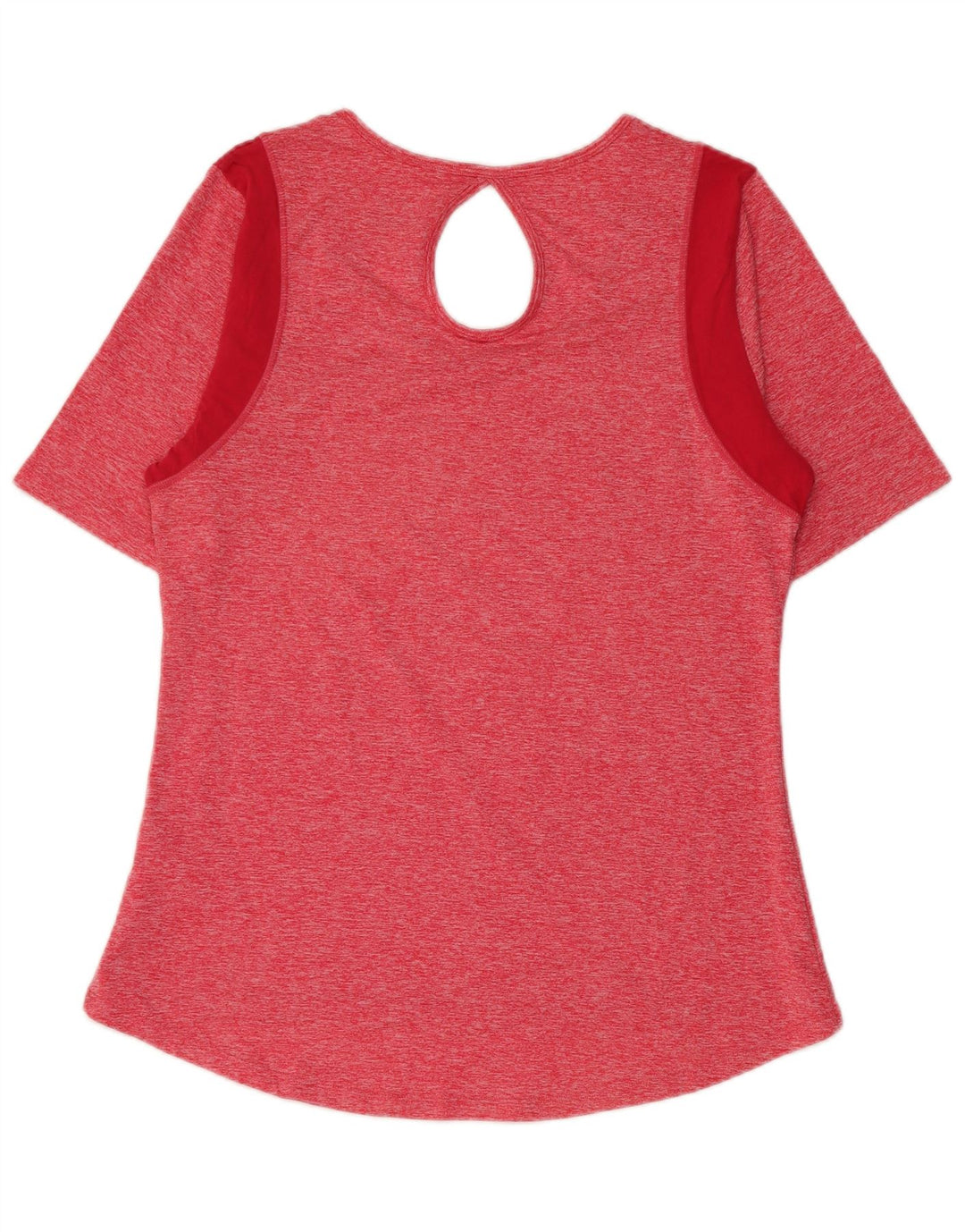 Fila T-Shirt Top UK 12 Medium Pink Colourblock Polyester