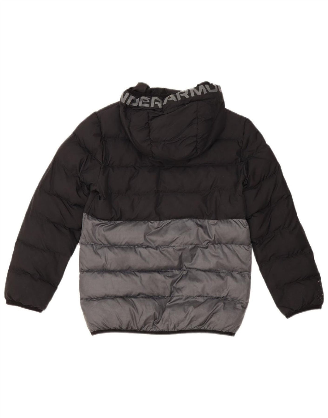 Under Armour Boys grafisk polstret jakke 10-11 år Sort Colourblock