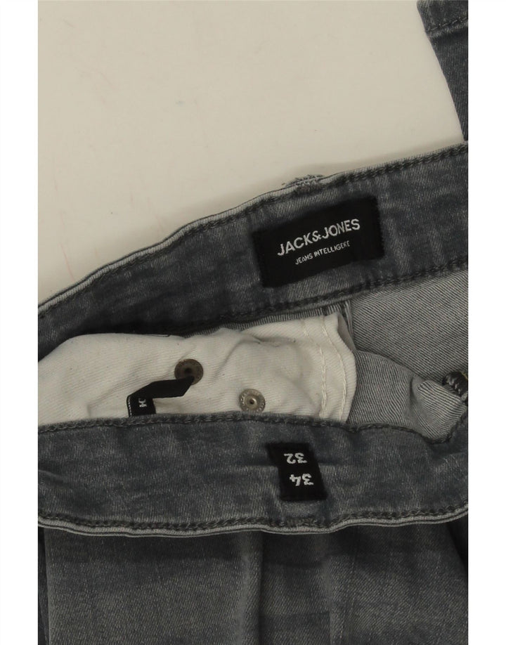 Jack & Jones Herre GLENN Slim Jeans W34 L32 Blå
