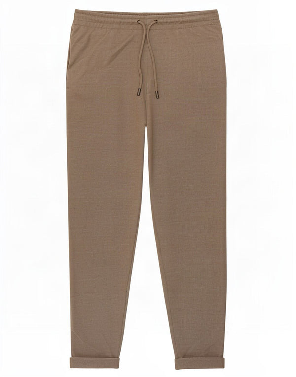 Zara Mens Slim Chino Trousers Medium W31 L28 Beige Polyester