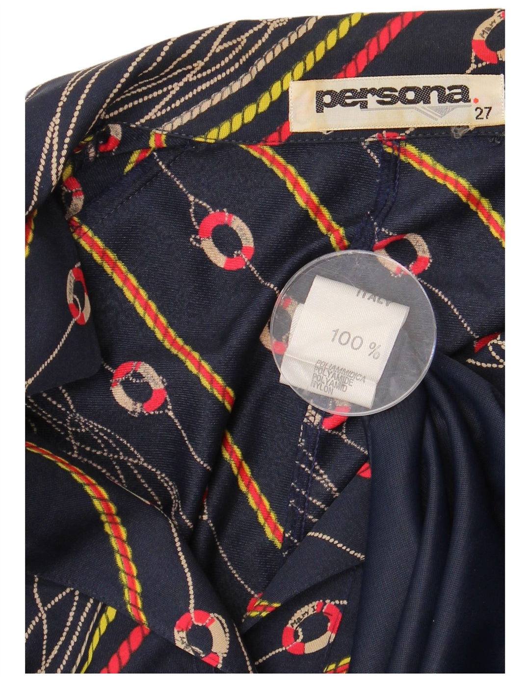 Persona Womens Plus Size A-Line Kjole Størrelse 27 XL Marineblå polyamid