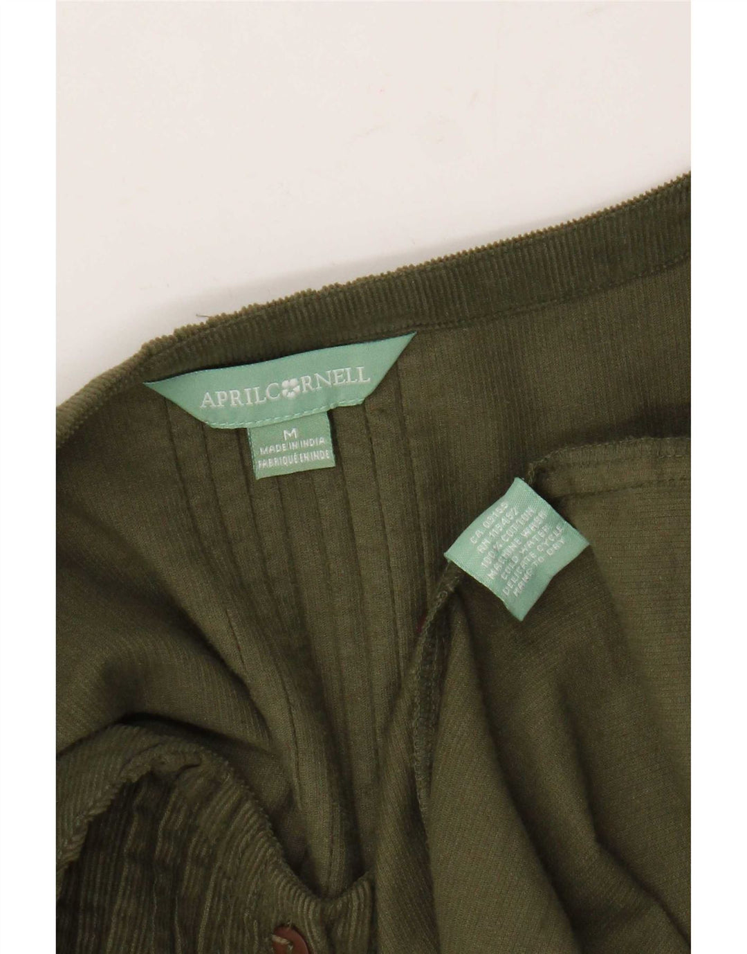 April Cornell Dame 3/4-ærmet basiskjole UK 14 Medium Green Floral