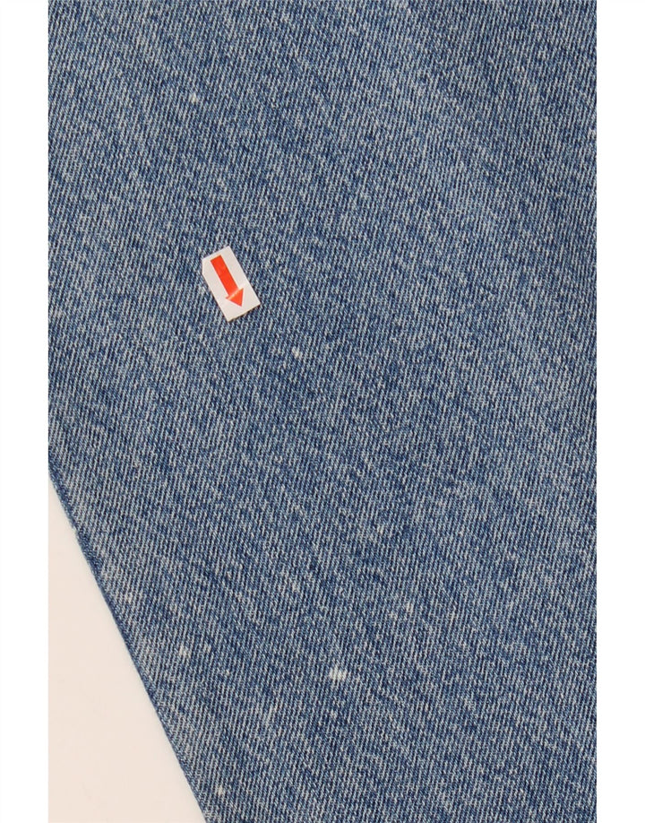 BENETTON Kvinder Højtaljede tilspidsede Jeans IT 48 XL W32 L30 Blå Bomuld