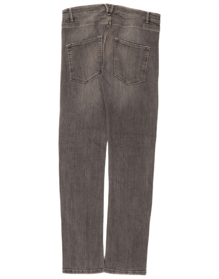 Benetton Dame Slim Jeans W31 L31 Grå Bomuld