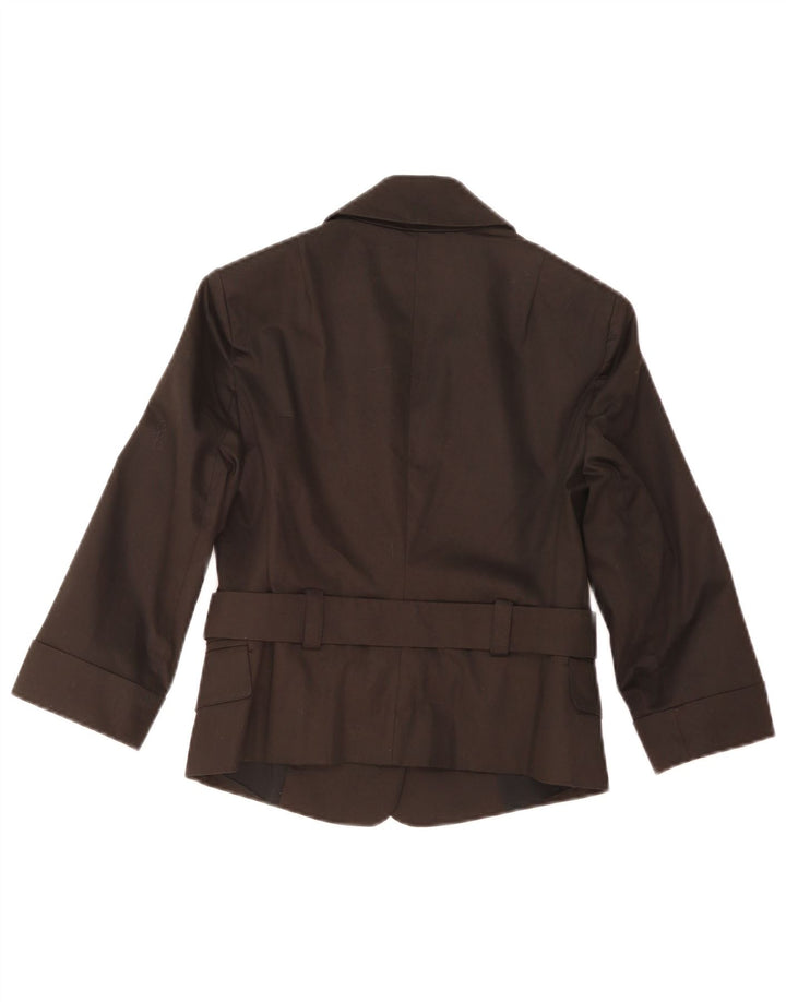 Patrizia Pepe Dame Crop 2 Button Blazer Jacket IT 40 Small Black