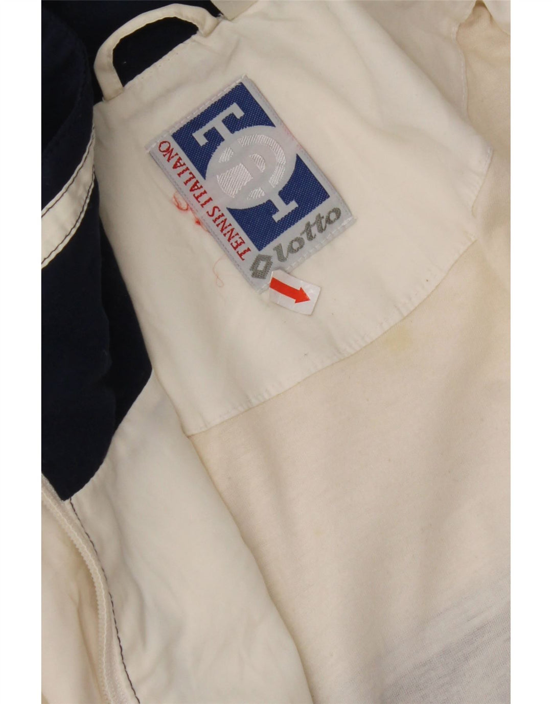 LOTTO Træningsdragt til mænd Topjakke 2XL Hvid Colourblock Polyester