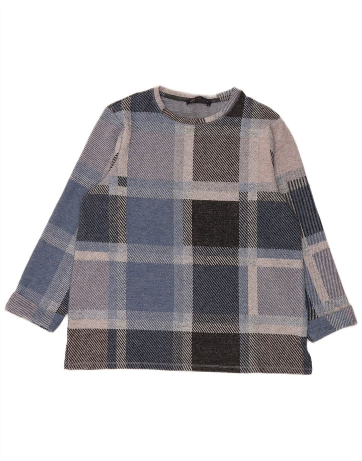 Marks & Spencer Dame Boat Neck Jumper Sweater UK 12 Medium Flerfarvet