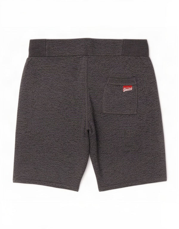 Superdry Herre grafiske sportsshorts Medium Grey Flecked Bomuld