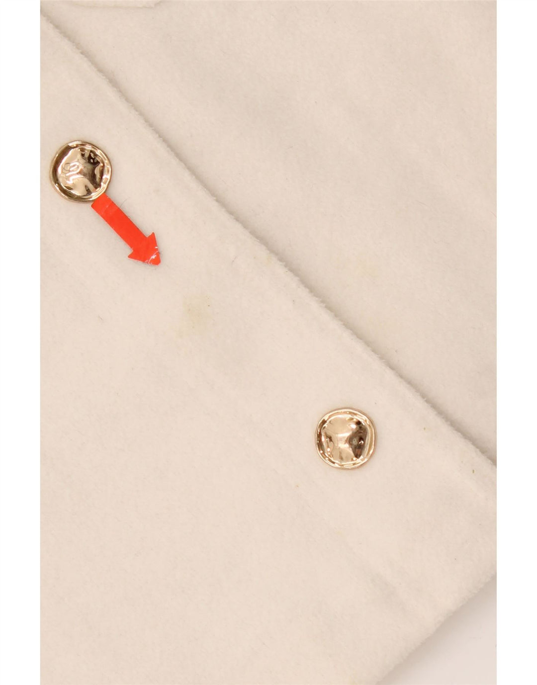 Zara Dame 4 Buttons Crop Blazer Jacket UK 10 Small White Polyester