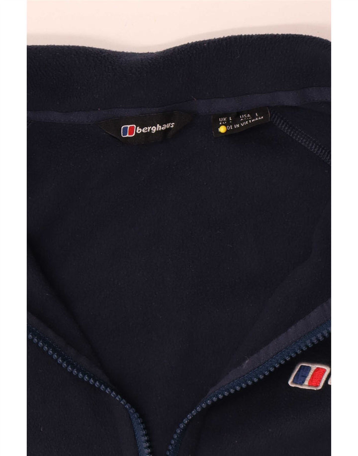Berghaus Fleecejakke til mænd UK 40 Large Navy Blue Polyester