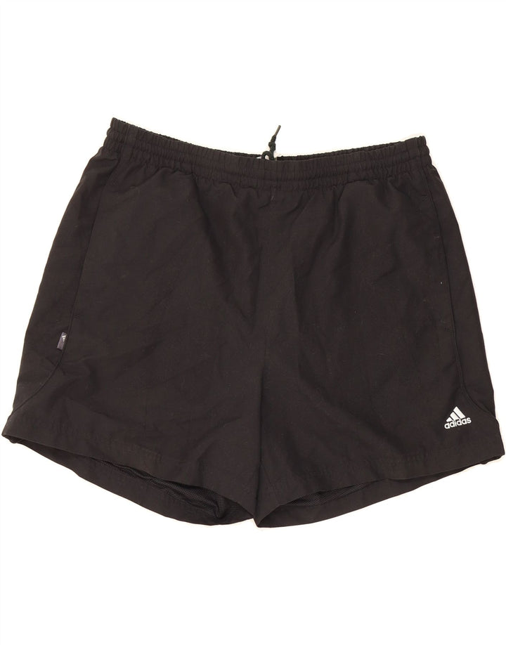 ADIDAS Mens Sport Shorts Large  Black Polyester Vintage Adidas and Second-Hand Adidas from Messina Hembry 