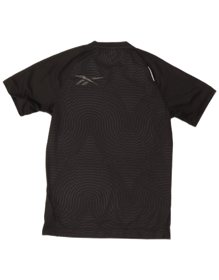 Reebok herre T-shirt top lille sort polyester