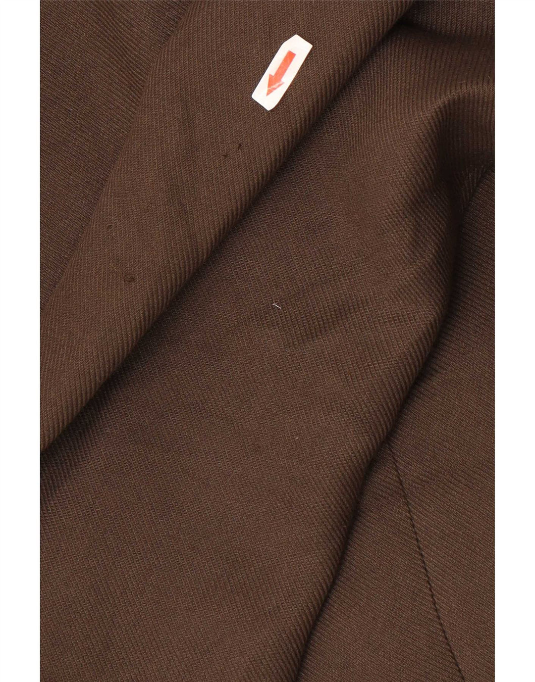 Zara Dame Oversized Overfrakke UK 14 Medium Brun Polyester