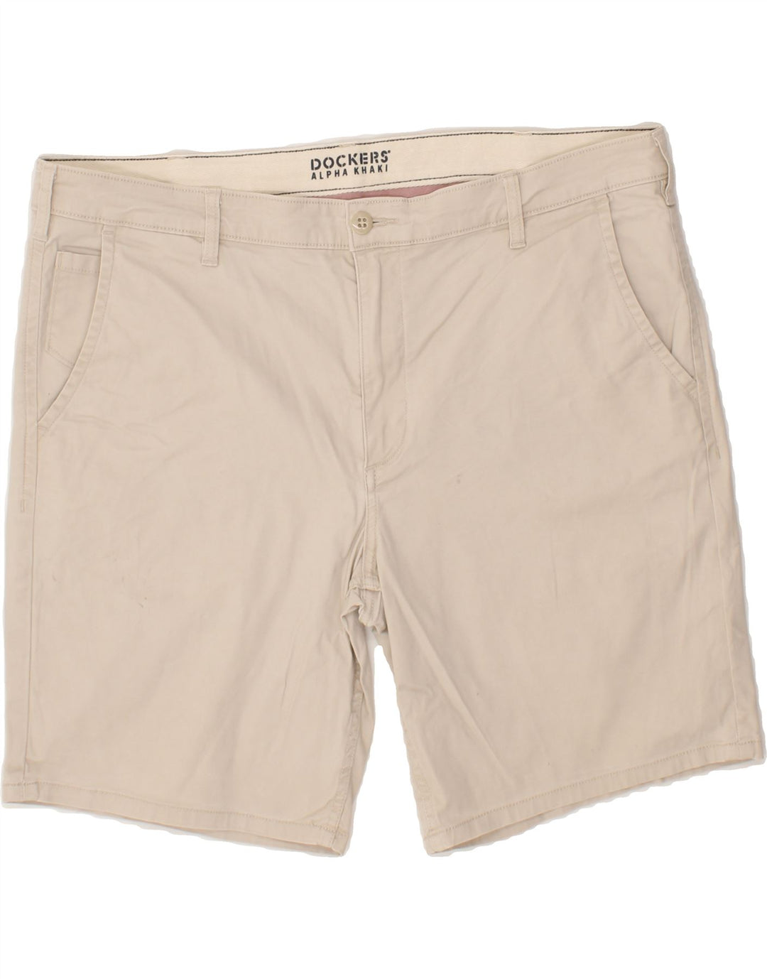DOCKERS Mens Khakis Chino Shorts W40 XL Beige Cotton Vintage Dockers and Second-Hand Dockers from Messina Hembry 