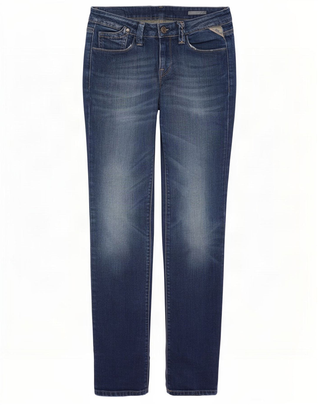 Replay Dame Slim Jeans W26 L32 Blå Bomuld