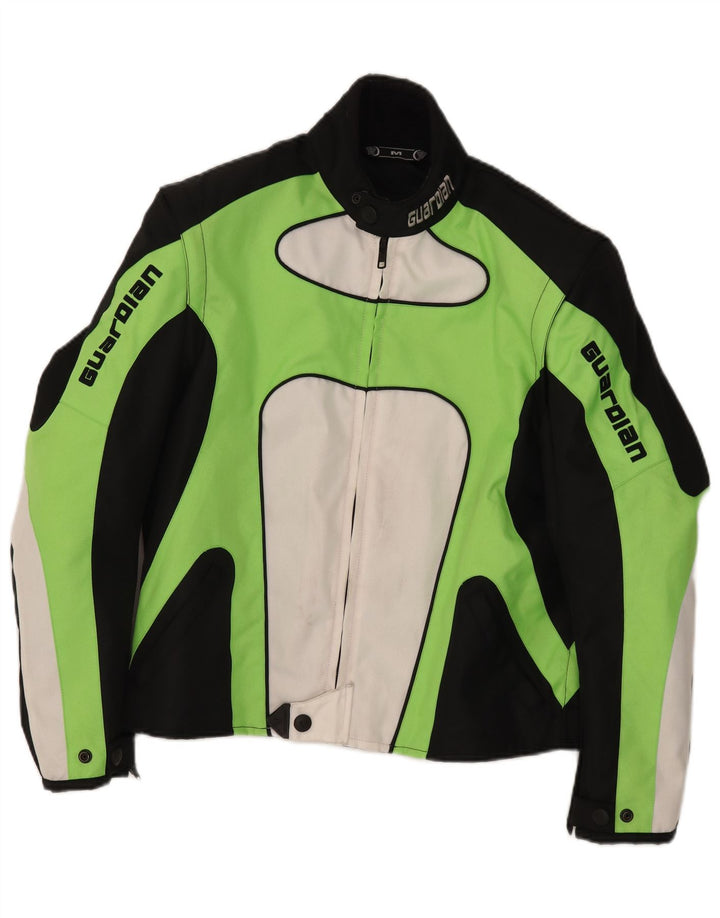 Guardian Dame Motorcykel Racer Jakke UK 14 Medium Sort Colourblock