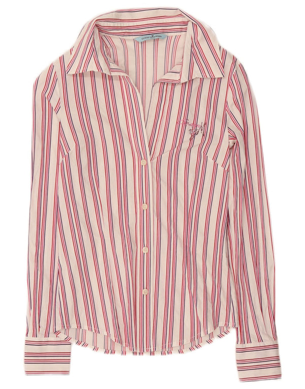 Guess By Marciano Dameskjorte EU 40 Medium Pink Stribet Bomuld