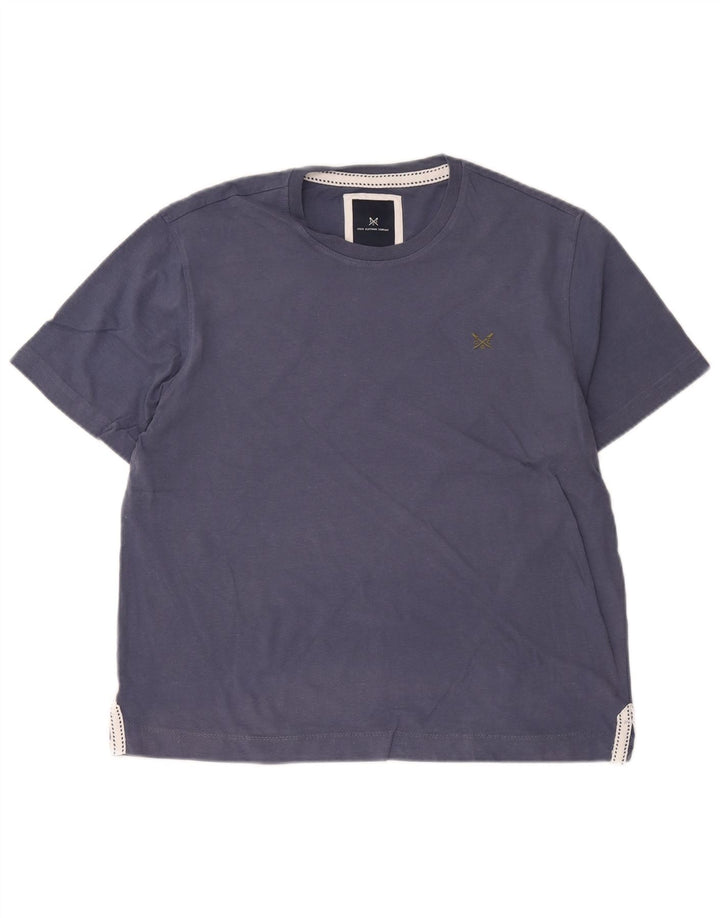 Crew Clothing Herre T-Shirt Top Stor Blå