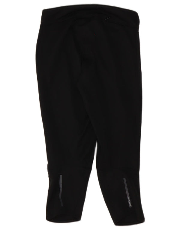 Adidas Dame Climalite Capri Leggings UK 4/6 XS Sort Polyester