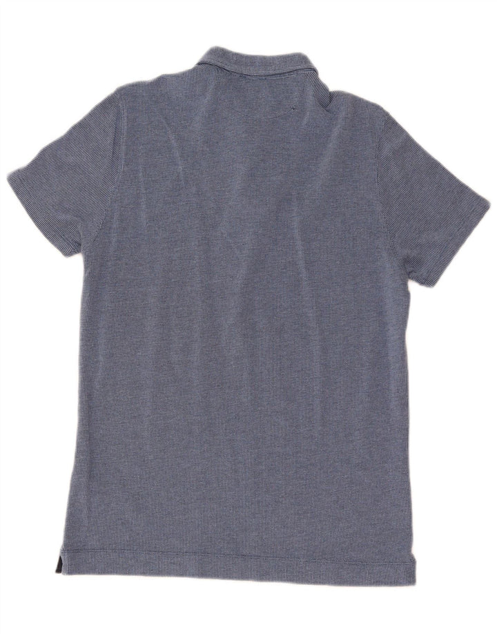 Massimo Dutti Herre poloshirt Stor marineblå bomuld