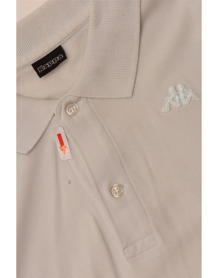 Kappa herre poloshirt Medium hvid bomuld