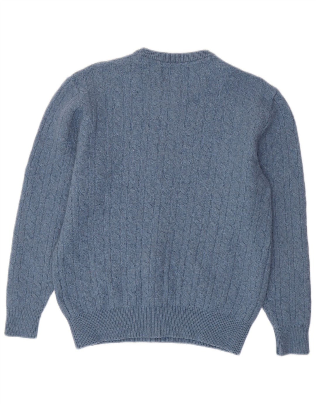 JACK WILLS Dame sweater med rund hals, lille blå uld