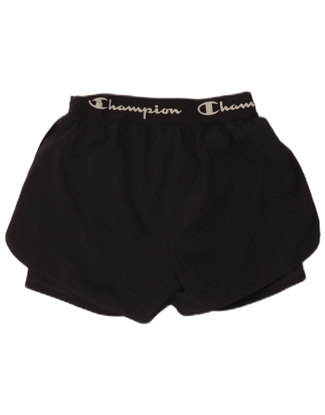 Champion kvinders grafiske sportsshorts UK 18 XL sort polyester