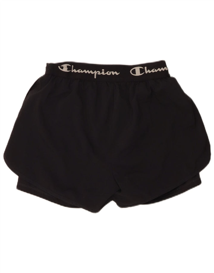 Champion kvinders grafiske sportsshorts UK 18 XL sort polyester