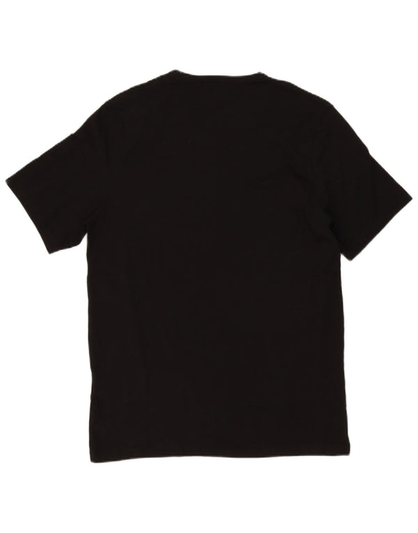 Hugo Boss Herre T-Shirt Top XL Sort Bomuld