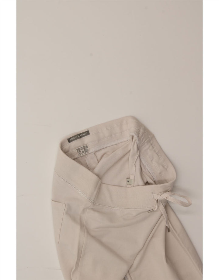 CONVERSE Womens Tracksuit Trousers Joggers UK 12 Medium  Off White Vintage Converse and Second-Hand Converse from Messina Hembry 