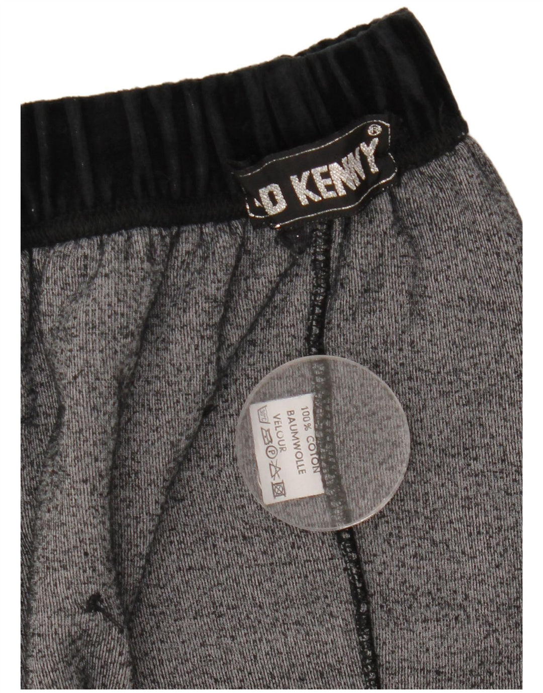 Kenny Womens Velvet Mini Skirt W30 Medium Black Bomuld