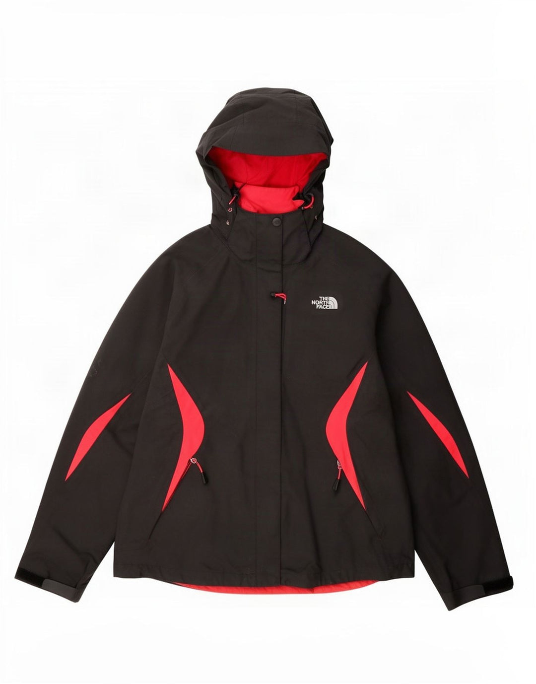 The North Face Kvinder Hyvent Regnjakke UK 14 Medium Grey Colourblock