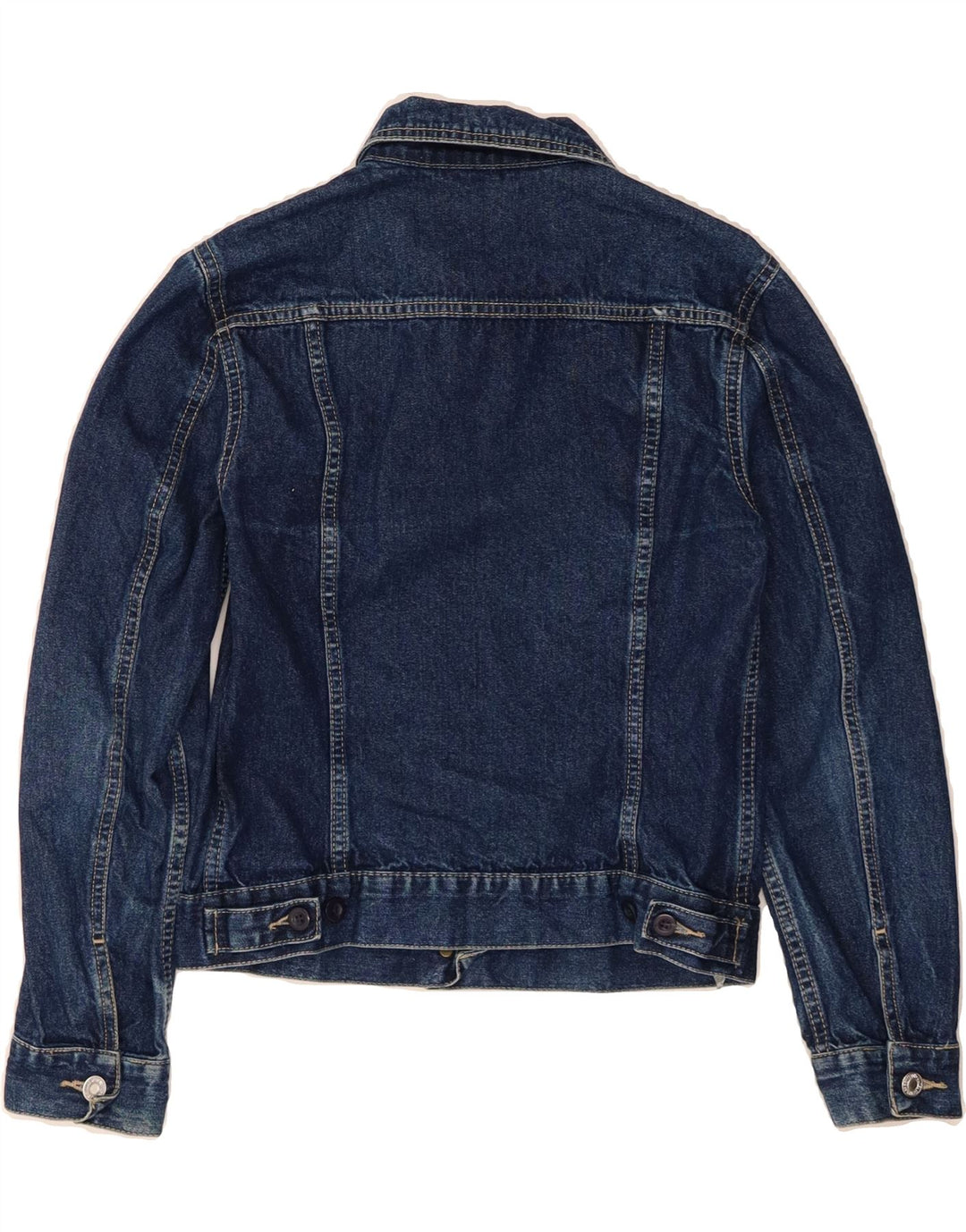 BENETTON Womens Denim Jacket UK 6 XS Blue Cotton Vintage Benetton and Second-Hand Benetton from Messina Hembry 