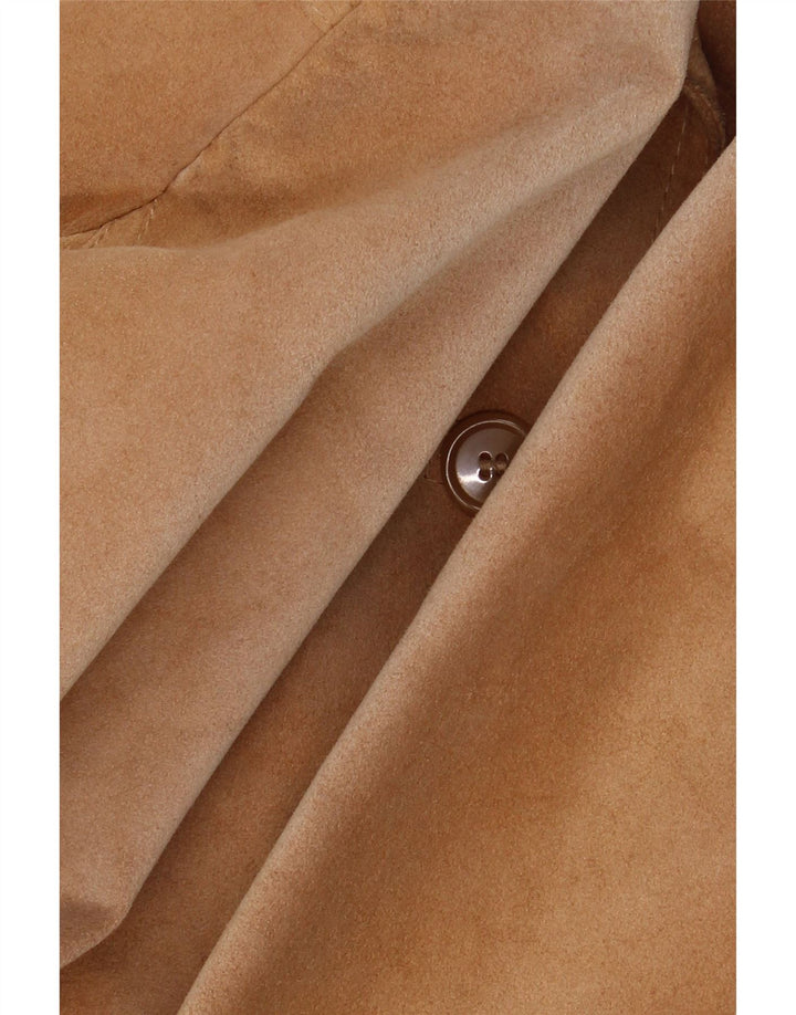 Barone Dame Ruskindsjakke UK 10 Small Beige Læder