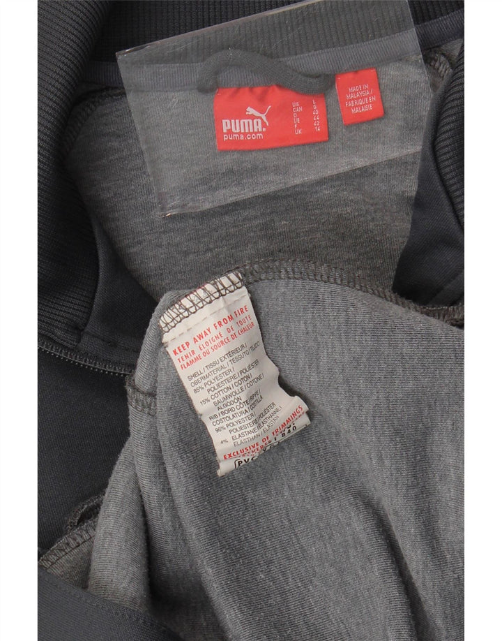 Puma Grafisk træningsdragt topjakke til kvinder UK 14 Medium Grey Colourblock
