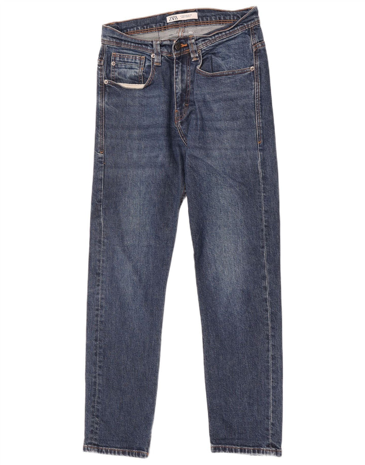 Zara Herre Slim Jeans EU 38 Small W30 L30 Blå